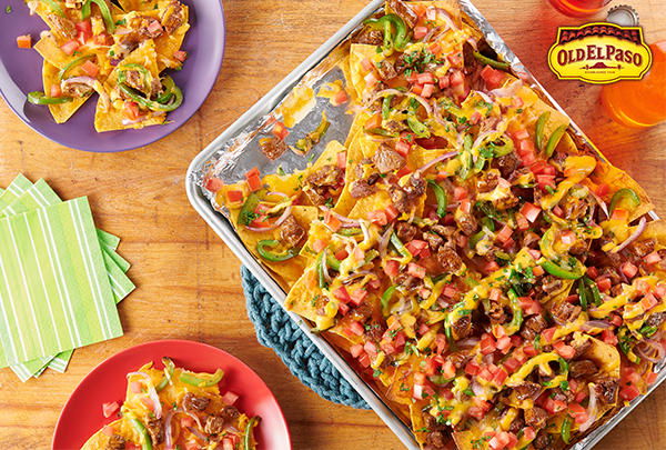 Steak and Veggie Fajita Nachos